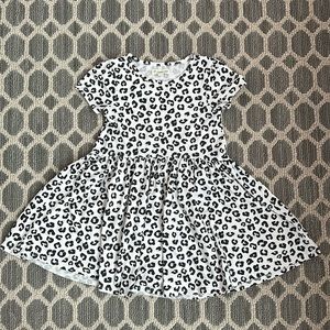 Leopard Print Twirl Dress